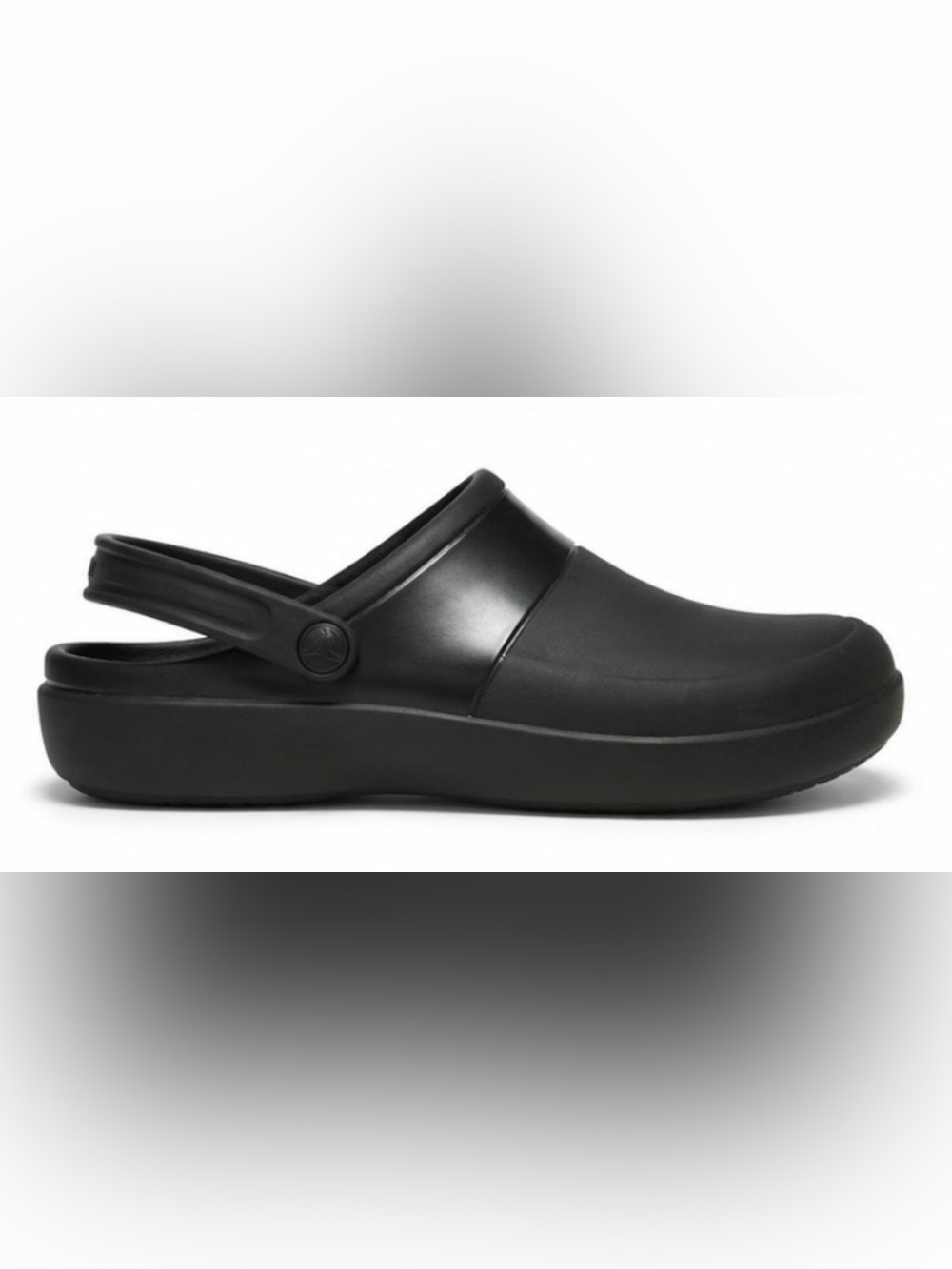 CROCS Bistro Black Clog with Heel Strap Youth Size 4/ Women’s 6 Slip Resistant